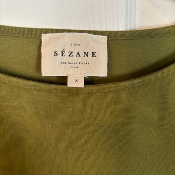 Sezane Pippa dress in Kiwi Small - Picture 3 of 6